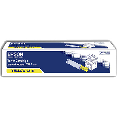 Epson C13S050316 Yellow Toner Cartridge (5,000 pages)